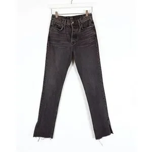 GRLFRND Jeans Grlfrnd Natalia High Rise Skinny Split Hem Jeans